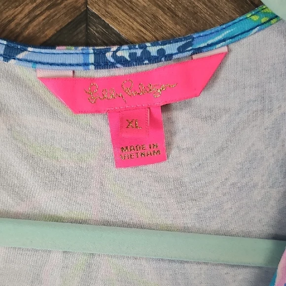 Lilly Pulitzer Kessler Wrap Dress In Macaw Blue - Picture 2 of 6